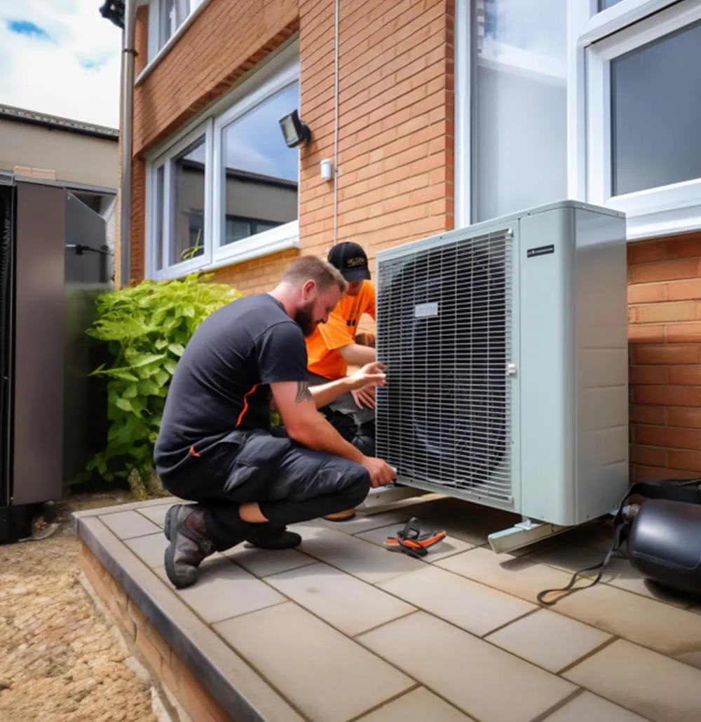 air source heat pump installation ukes